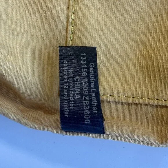 Fossil Women’s Leather Crossbody Bag Yellow Adjustable Strap - Picture 5 of 16